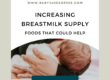 increasing breast milk supply