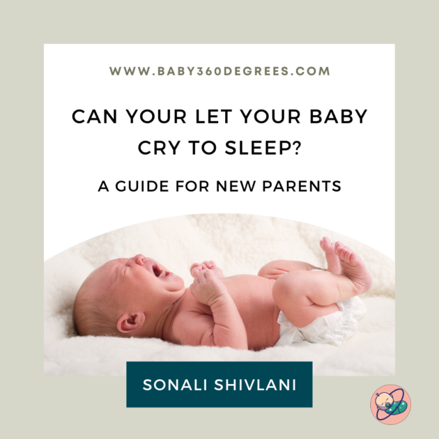 can you let your baby cry to sleep